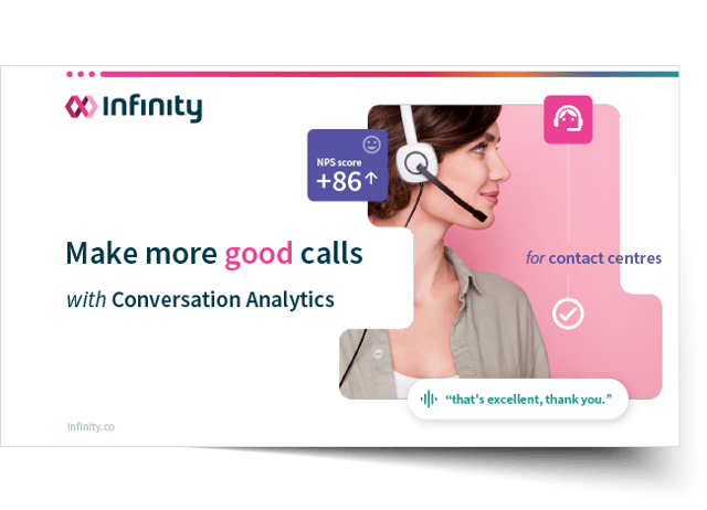 Cover Image: Conversation Analytics for contact centres product guide