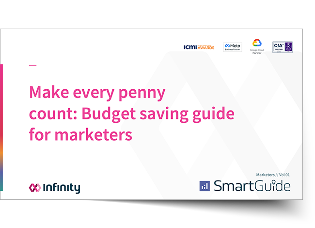 Cover Image: Budget saving guide for marketers