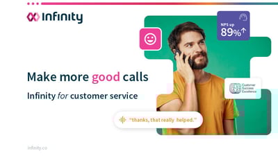 Infinity for customer service guide - cover